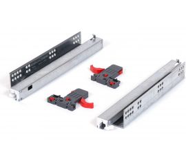 Направляющая полного выдвижения c доводчиком SAMET SMART SLIDE, Lock-Fix 350 мм СТ-00001279 