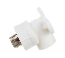 Комбинированный отвод PP-R SLT AQUA с креплением, НР 20х1/2 SLTFY7201 