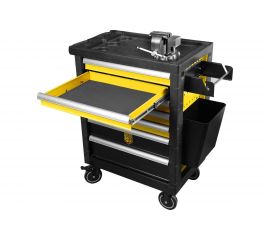 Инструментальная тележка Berger BG 7 ящиков с системой антиопрокидывания BG1509 