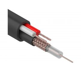 Кабель REXANT КВК-П-1,5+2x0,75 кв.мм Cu/Cu черный бухта 200 м 01-4015 