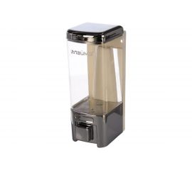 Диспенсер для жидкого мыла ЛАЙМА наливной, 0,48 л, ABS пластик, хром, 605053 