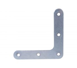 Мебельный уголок с шурупом Невский Крепеж оцинк. 80x80x2 мм 2 шт. 810084 