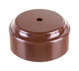 Монтажная коробка Bylectrica КМ-450 открытой установки, без сальников, диаметр 80 мм, серия РЕТРО, коричневый, 