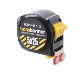 Рулетка Hanskonner 5x25, 2 стопа HK2010-04-5-25 