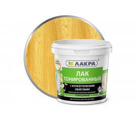 Тонированный лак Лакра сосна, в/д, 0.9 кг 90001353127 