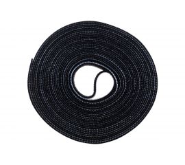 Лента (липучка) в рулоне Hyperline WASNR-5x16-BK ширина 16 мм, длина 5 м, черная 401602 