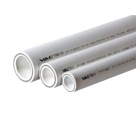 Труба PP-FIBER армированная стекловолокном, PN 25, 63мм, белый Valtec VTp.700.FB25.63 