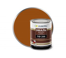 Эмаль Лакра ПФ-266 золотисто-коричневая, 1 кг 90000672516 