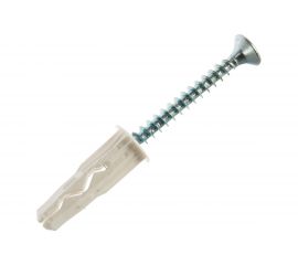 Шуруп ЕВРОПАРТНЕР Zn 4,0х35 в компл. с дюбелем MULTI 6x25 14шт. MP 402 17 