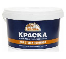 Краска для стен и потолков белая ЭКСПЕРТ 3 кг 15761 