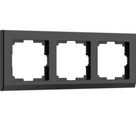 Рамка Werkel W0031808 на 3 поста Stark черный a050925 