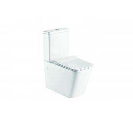 Унитаз-компакт ALCORA Primavera 3/6, безободковый, с сиденьем дюропласт, микролифт LT-2093A-R 