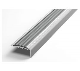 Порог угловой антискользящий алюминиевый ЛУКА (40х20 мм, 0,9 м, Без окраса) УТ000023706 