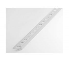 Профиль окантовочный L-образный алюминиевый ЛУКА 12,5 мм, 2,7 м, 5 шт, Белый УТ000021247 