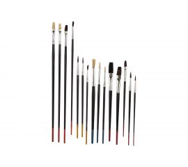 Набор художественных, универсальных кистей, натуральная щетина 15шт COLOR EXPERT 82615050 