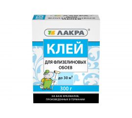 Клей для флизелиновых обоев Лакра 300 г Лк-00003802 