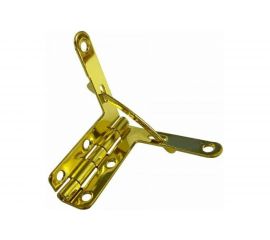 Петля для шкатулок Левша с ограничителем, 32x30 мм, 2 шт., золото У8-3909.З 