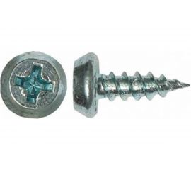 Саморезы ВИРТУОЗ 3,5х 11 мм, полуцилиндрическая головка, острый, цинк 500 шт 280-52926 