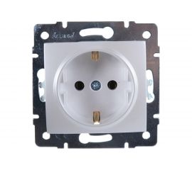 Розетка LEZARD KARINA с/ з керамика жемчужно-белый перламутр 707-3088-122 