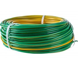 Провод ПуГВ, ПВ-3 ККЗ 10 кв.мм 100 м желтый-зеленый ГОСТ 01-8622-3 