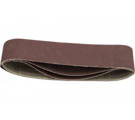 Шлифовальная универсальная бесконечная лента STAYER на тканевой основе для ЛШМ P120 75x533 мм 3 шт. 35442-120 