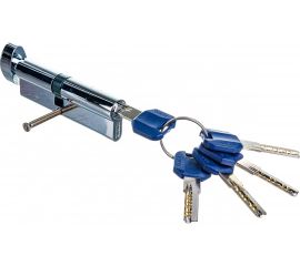 Цилиндровый механизм с вертушкой PUNTO Z402/100 mm 50+10+40 CP хром 5 кл. 36183 