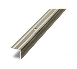 Порог угловой алюминиевый (20х20 мм; 0.9 м; анодированный; шампань) Лука УТ000024012 