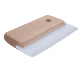 Резиновый шпатель для затирки швов с деревянной ручкой 100мм Мелодия цвета 1209210 