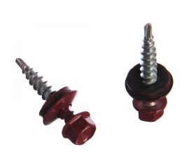 Кровельный саморез Kenner 4,8х29 RAL3011 красно-коричневый 300шт ск293011ф 