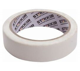 Малярная лента STEKKER 24 мм, длина 40 м, на бумажной основе, белая NTP7-24-40 39154 