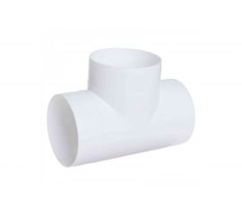 Тройник круглый пластмассовый Эвент 125 ТП 