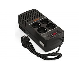 Стабилизатор ExeGate Power AD5000-1200 1200VA/600W, диапазон 150-280В, 4 евророзетки 285940 