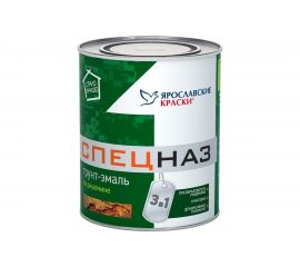 Грунт-эмаль ЯРОСЛАВСКИЕ КРАСКИ СПЕЦНАЗ по ржавчине, профессиональный, желтый 0,8кг 100508.4 