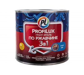 Грунт-эмаль Profilux по ржавчине 3в1 синяя 1,9 кг Н0000005012 