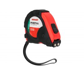 Рулетка REXANT Профи прорезиненный корпус 10 м х 25 мм магнитная 12-9017 