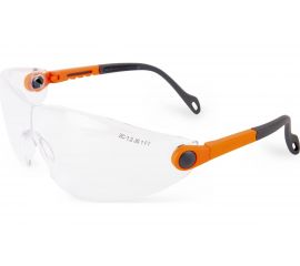 Защитные очки открытого типа Jeta Safety с регулировкой дужек, прозрачные линзы из поликарбоната, JSG311-C 