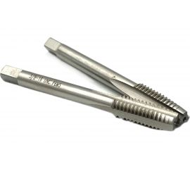 Дюймовый метчик TORNERI UNC 3/8" 16 нитей Р6М5 комплект из 2-х штук 035370 