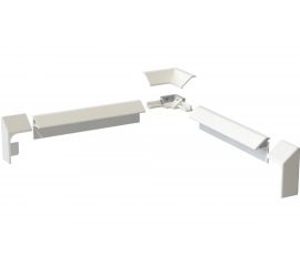 Декоративный бордюр для ванн и поддонов AQUATEK 195 00000069865 DEKOR-0000001 