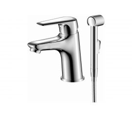 Смеситель для раковины OLIVES EVORA 33120EV с гигиеническим душем 