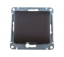 1-клавишный механизм выключателя Schneider Electric скрытой проводки Glossa 10А IP20 1 10AX графит GSL001311 