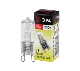 Галогенная лампа ЭРА G9JCD25230VCL капсула, 25Вт, нейтральный, G9 C0027376 