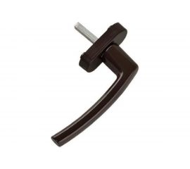 Оконная ручка д/ПВХ Левша коричневая У1-2279.К 