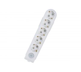 Колодка удлинителя Makel 5-м с заземлением защитные шторки с выключателем N5310000 