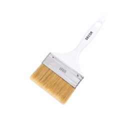 Кисть DECOR STANDARD универсальная 100х15 мм, светлая смешанная щетина, пласт. ручка 700-100 