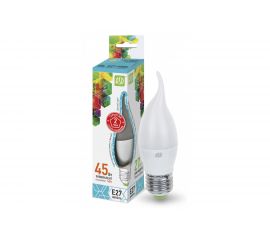 ASD Лампа сд LED-СВЕЧА НА ВЕТРУ-std 5Вт 230В Е27 4000К 450Лм 4690612004549 