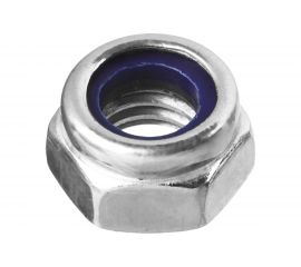 Гайка ЗУБР DIN 985 с нейлоновым кольцом, M8, 8 шт, кл. пр. 6, оцинкованная, 303586-08 