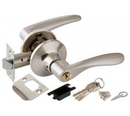 Ручка защелка PUNTO 6020 SN-E кл./фик. мат. никель 34663 