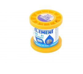 Припой ПОС 61 (1,5 мм; 100 гр. с канифолью) ELEMENT 17464 