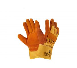 Замшевые перчатки Фабрика перчаток Ангара ПЕР-ЗАМШ-ХБ-12/120 