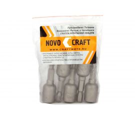 Ключ-насадка магнитная (5 шт; 10х48 мм) Novocraft NC47-04810-05 